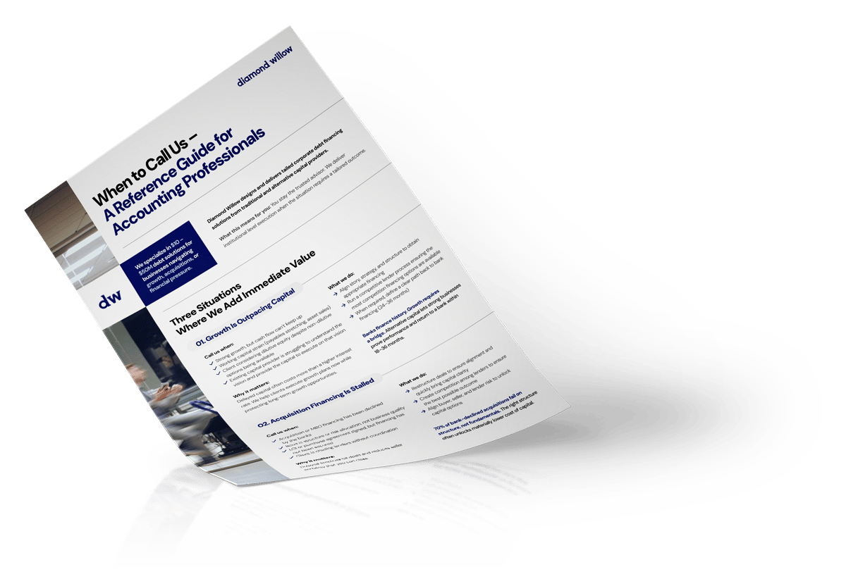 When to Call Us-A Reference Guide for Accounting Professionals